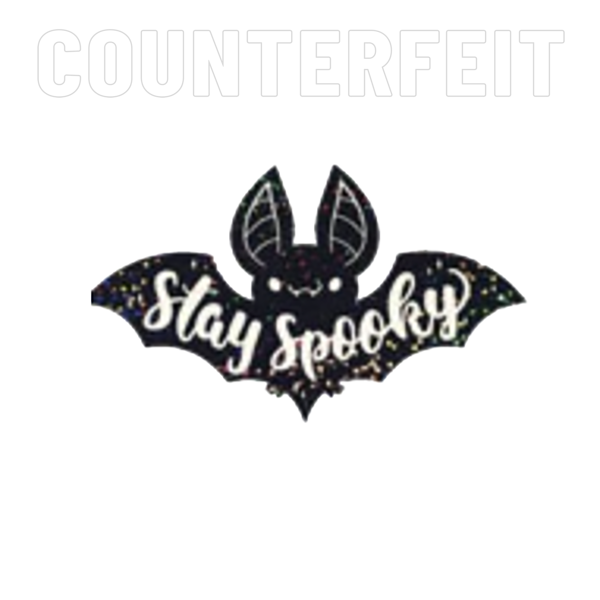 Stay Spooky Bat Dream print transfer